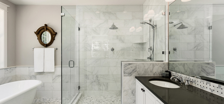bathroom shower door installation in Pleasanton