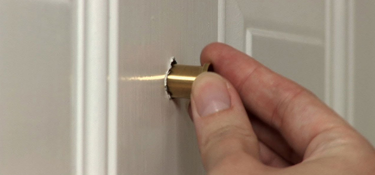 peephole door repair in Pleasanton